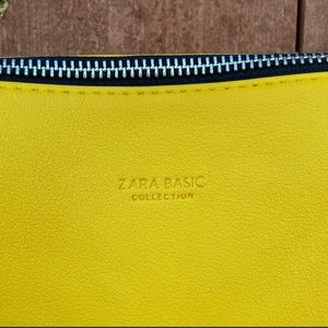 NWT YELLOW ZARA CROSSBODY PURSE